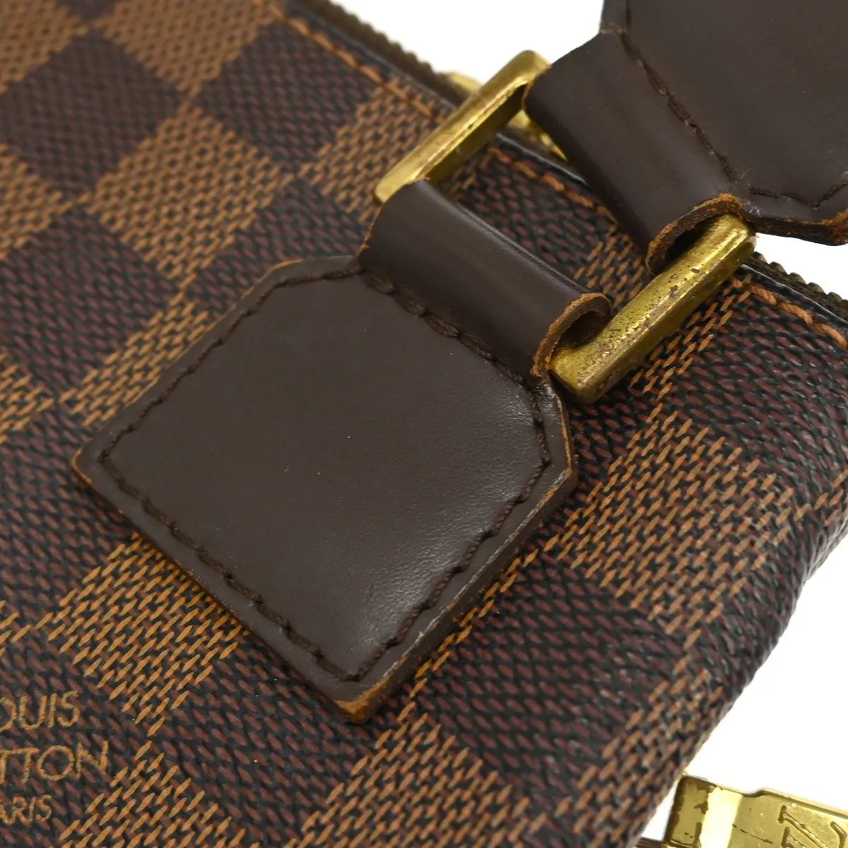 Louis Vuitton Bosphore Pochette Damier Ebene Brown Canvas Shoulder Bag Bag (Pre-Owned)