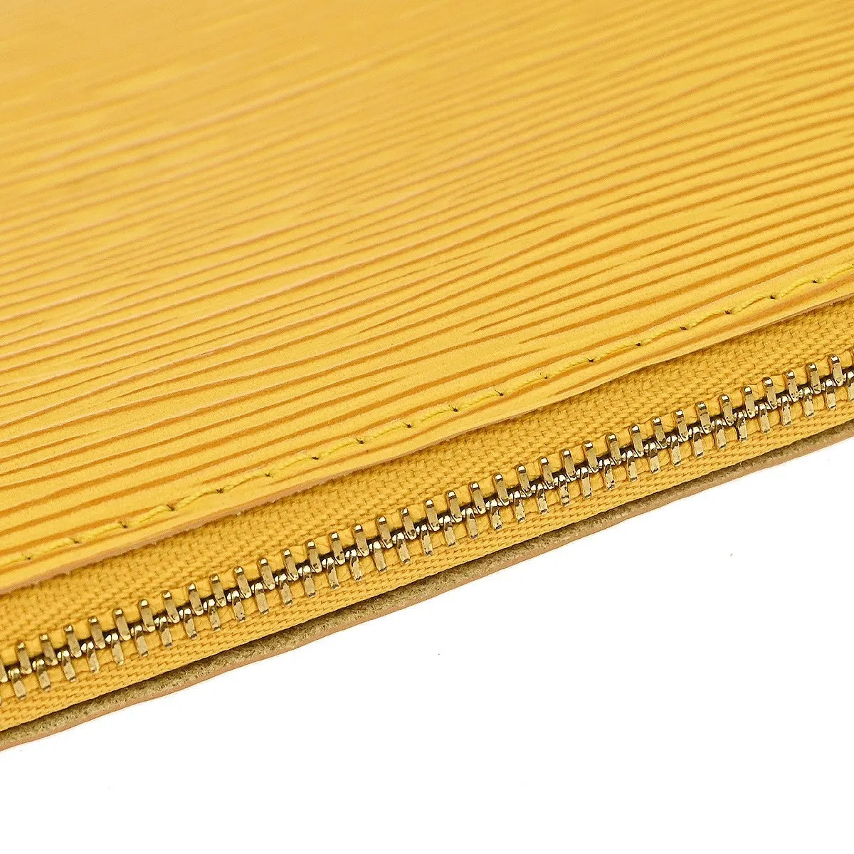 Louis Vuitton Pochette Accessoires Nm Epi Leather Yellow Leather Clutche & Pouche Bag (Pre-Owned)