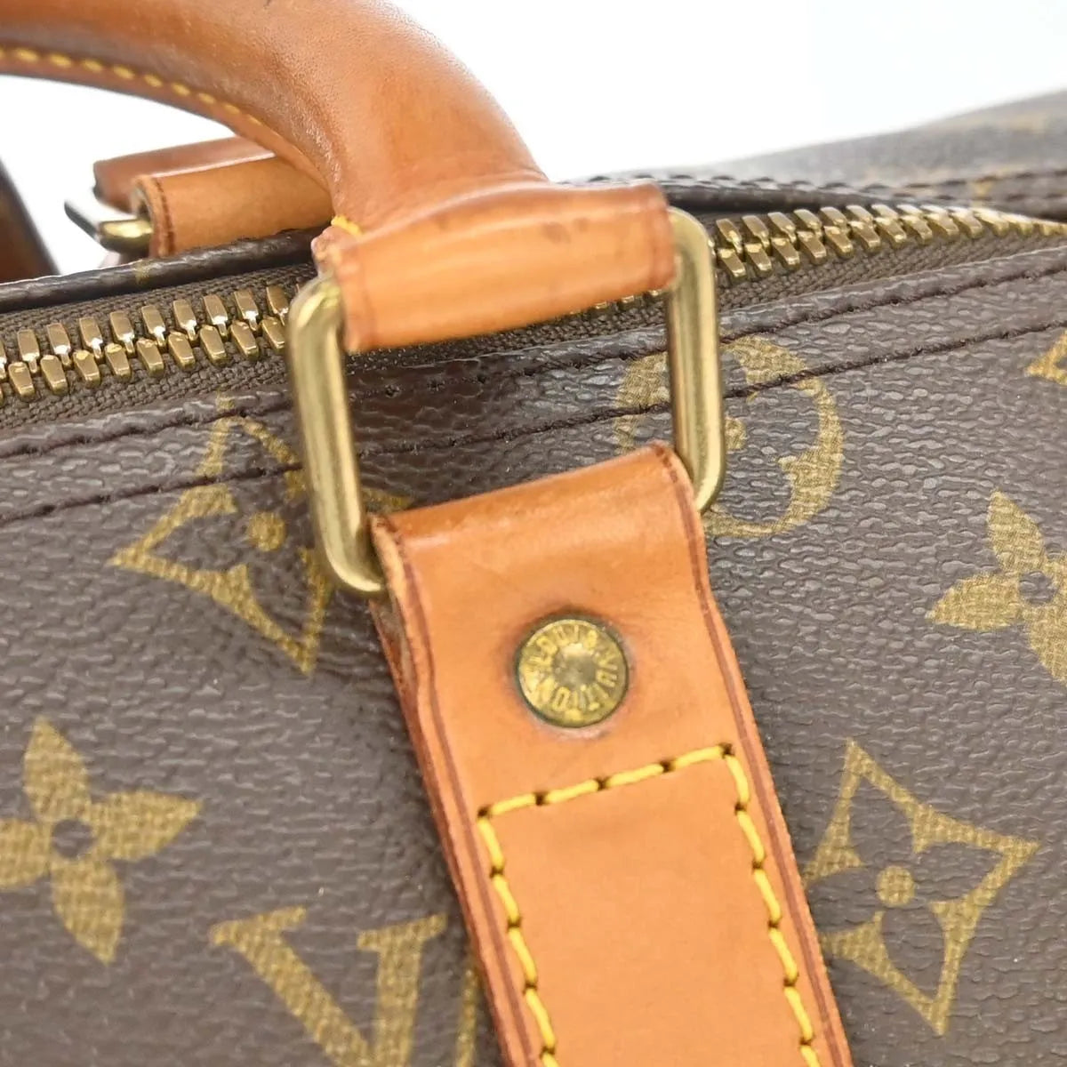 Louis Vuitton Keepall Monogram Canvas Brown Canvas Travel Bag Bag (Pre-Owned)