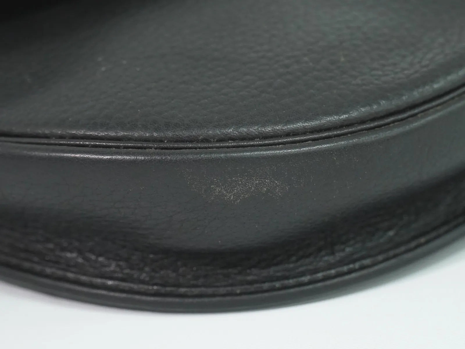 Christian Dior Vintage Leather Black Leather Shoulder Bag Bag (Pre-Owned)