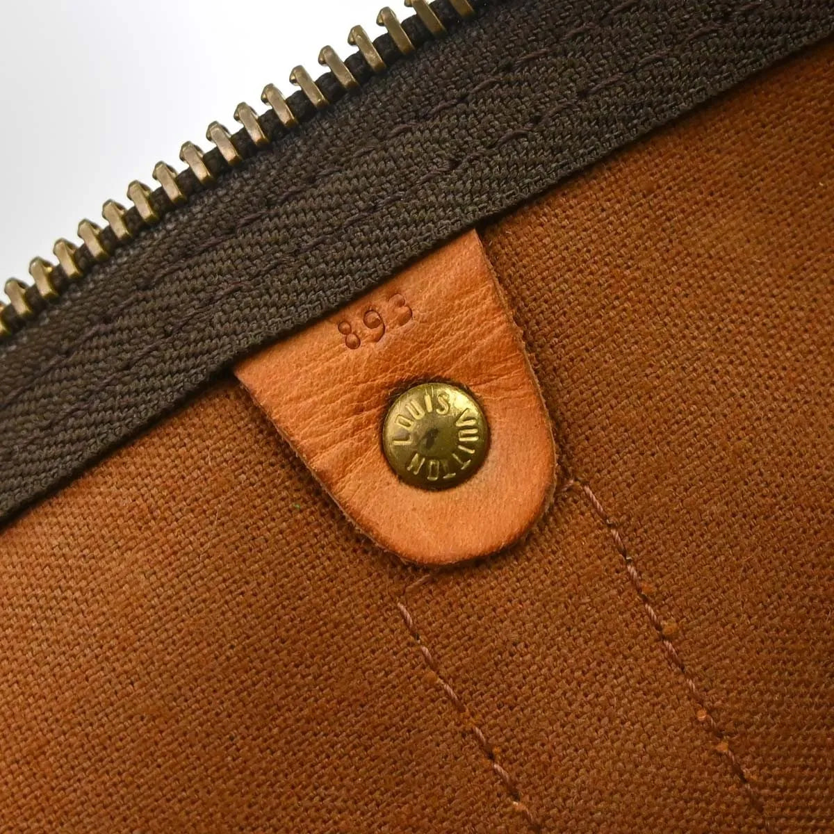 Louis Vuitton Keepall Monogram Canvas Brown Canvas Travel Bag Bag (Pre-Owned)