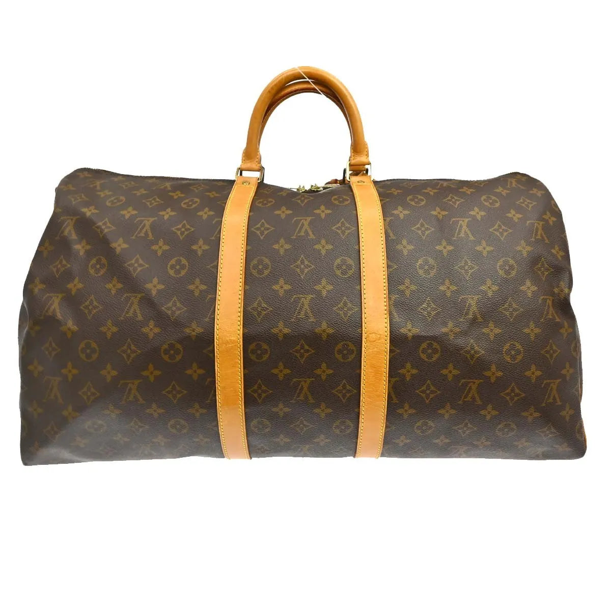 Louis Vuitton Keepall Monogram Canvas Brown Canvas Travel Bag Bag (Pre-Owned)