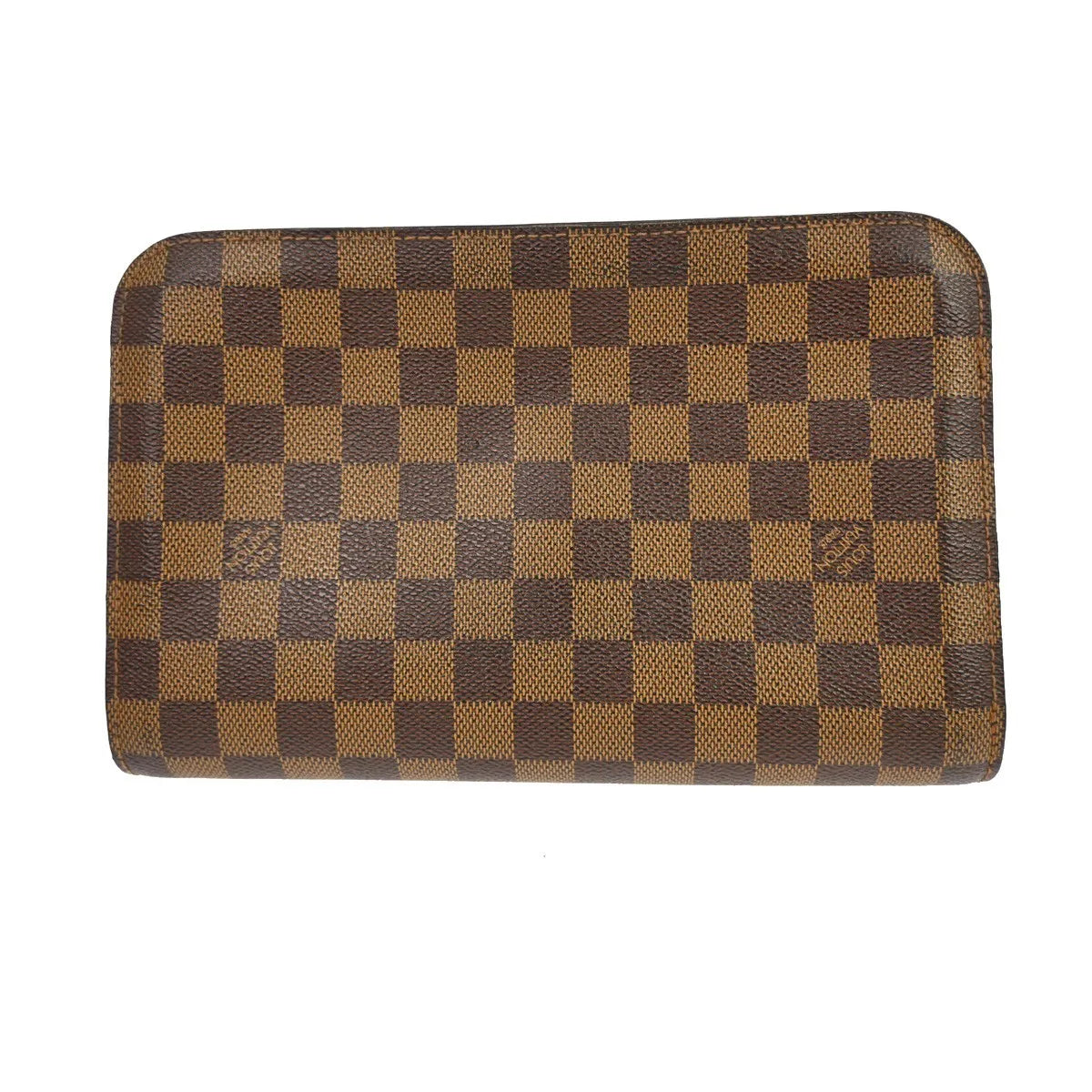 Louis Vuitton Pochette Saint Louis Damier Brown Canvas Clutche & Pouche Bag (Pre-Owned)