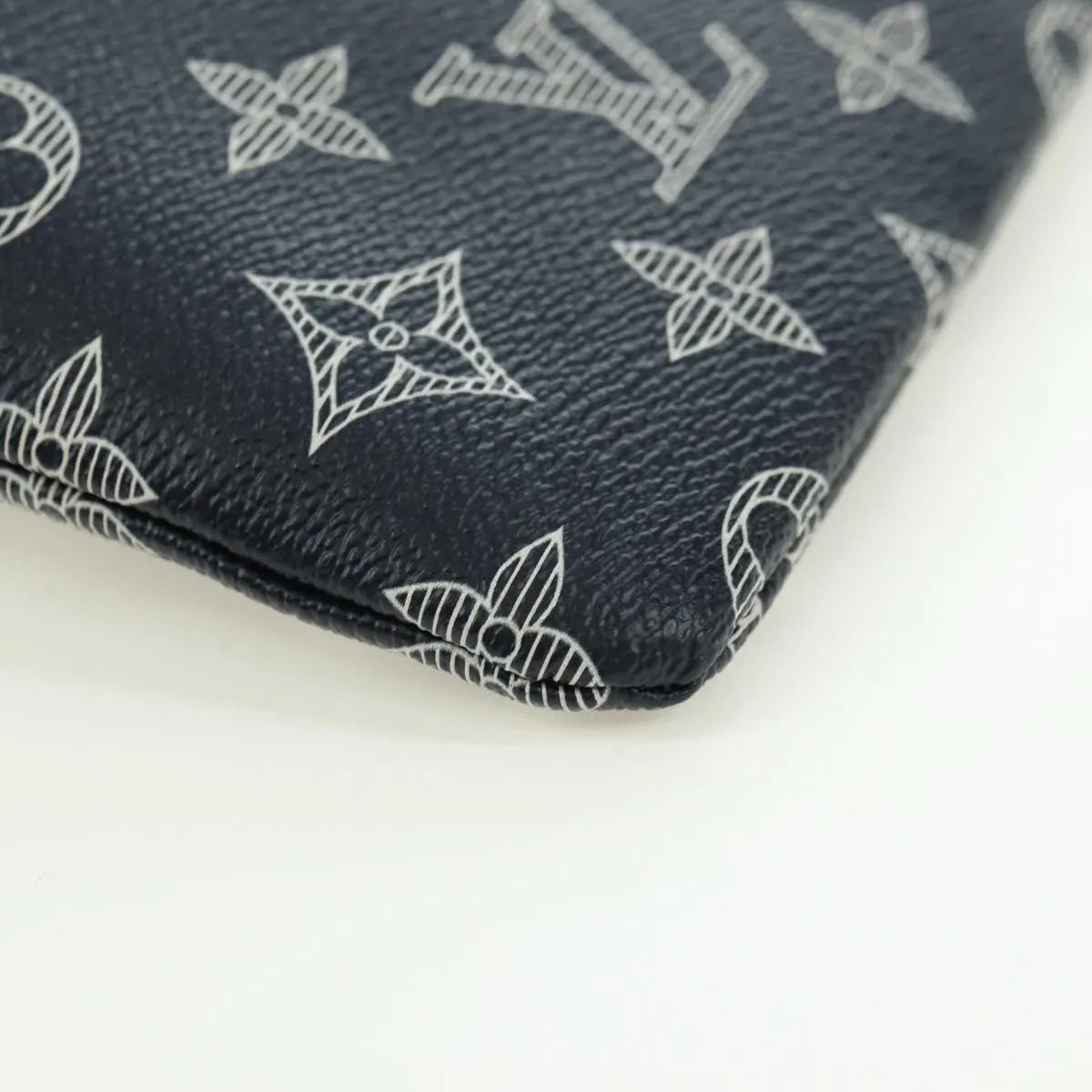 Louis Vuitton Pochette Apollo Limited Edition Upside Down Monogram Ink Navy Canvas Clutche & Pouche Bag (Pre-Owned)