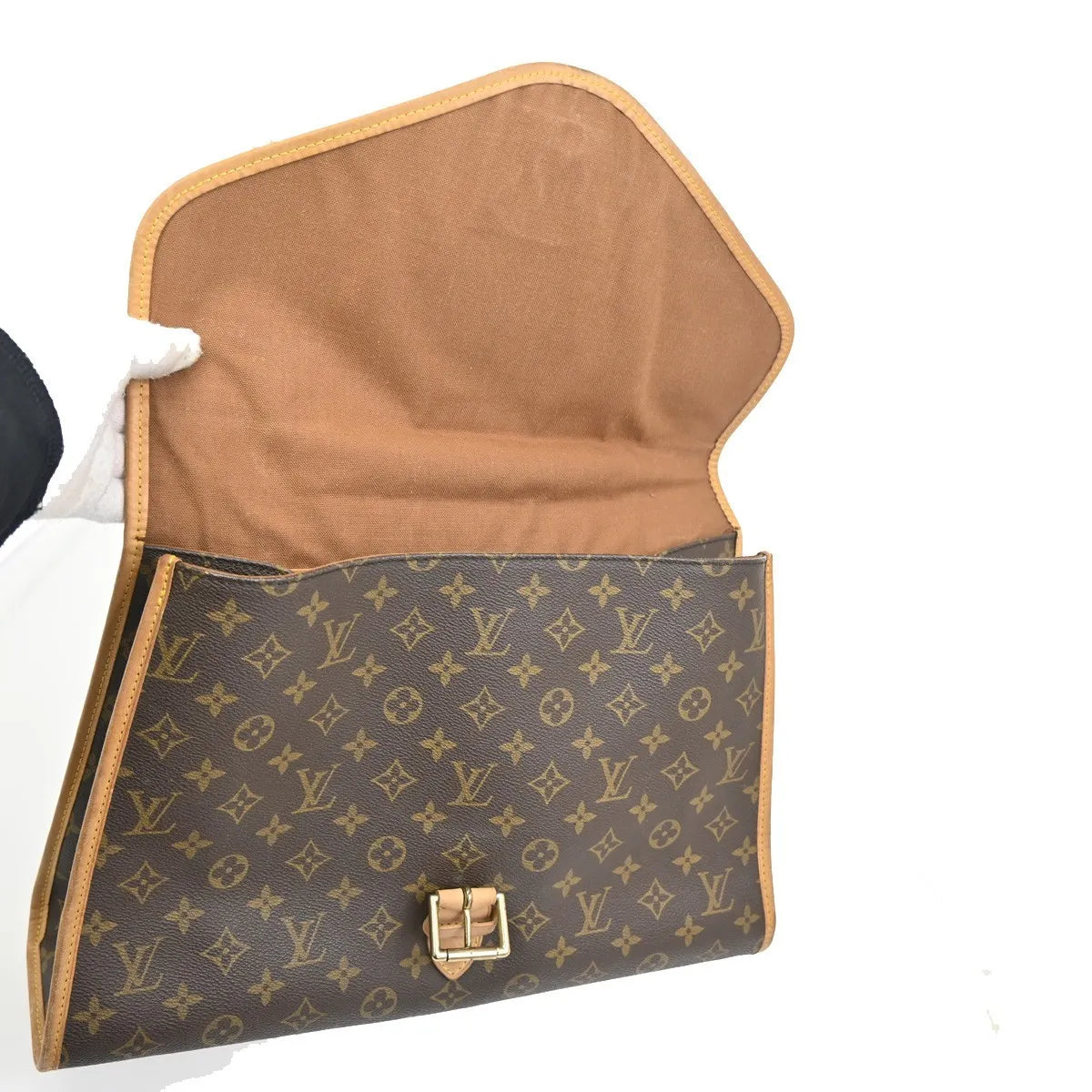 Louis Vuitton Beverly Monogram Canvas Brown Canvas Briefcase Bag (Pre-Owned)