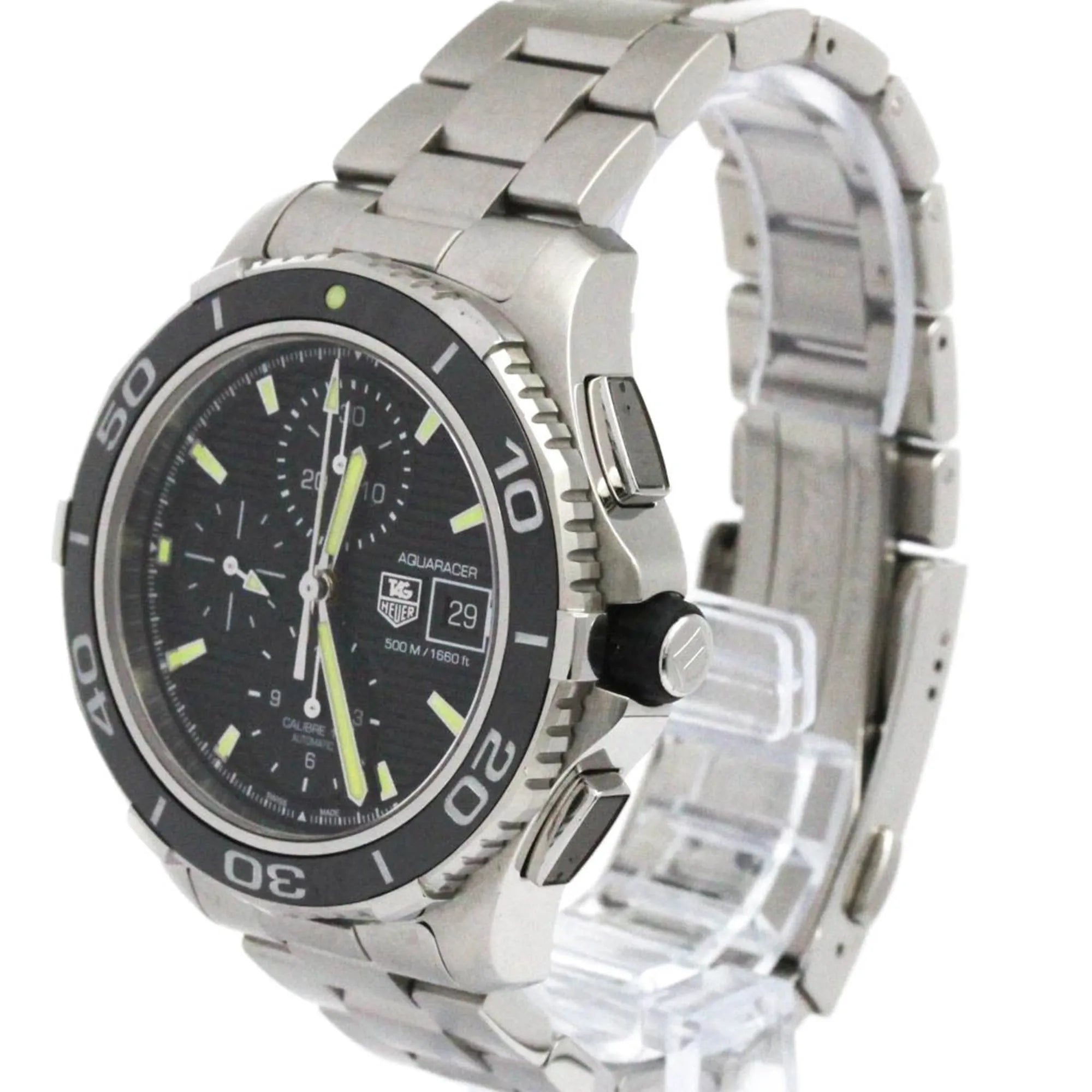 Tag Heuer Aquaracer 500M Chronograph Automatic Stainless Steel Watch (Pre-Owned)