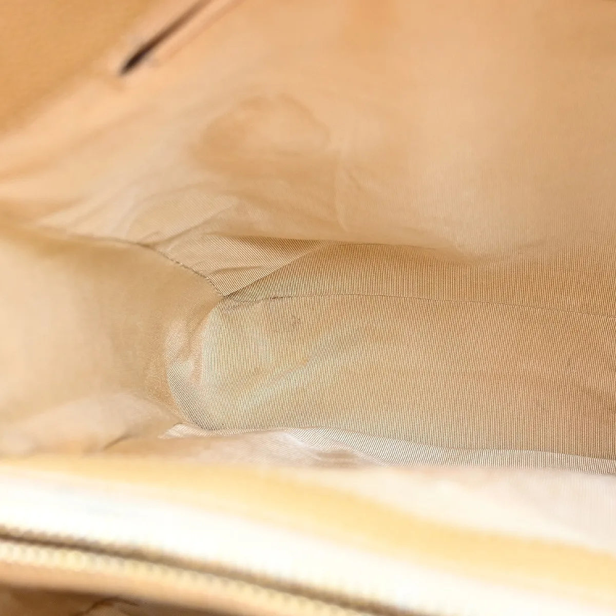Chanel Grand Shopping Tote Quilted Caviar Beige Calfskin Tote Bag Bag (Pre-Owned)