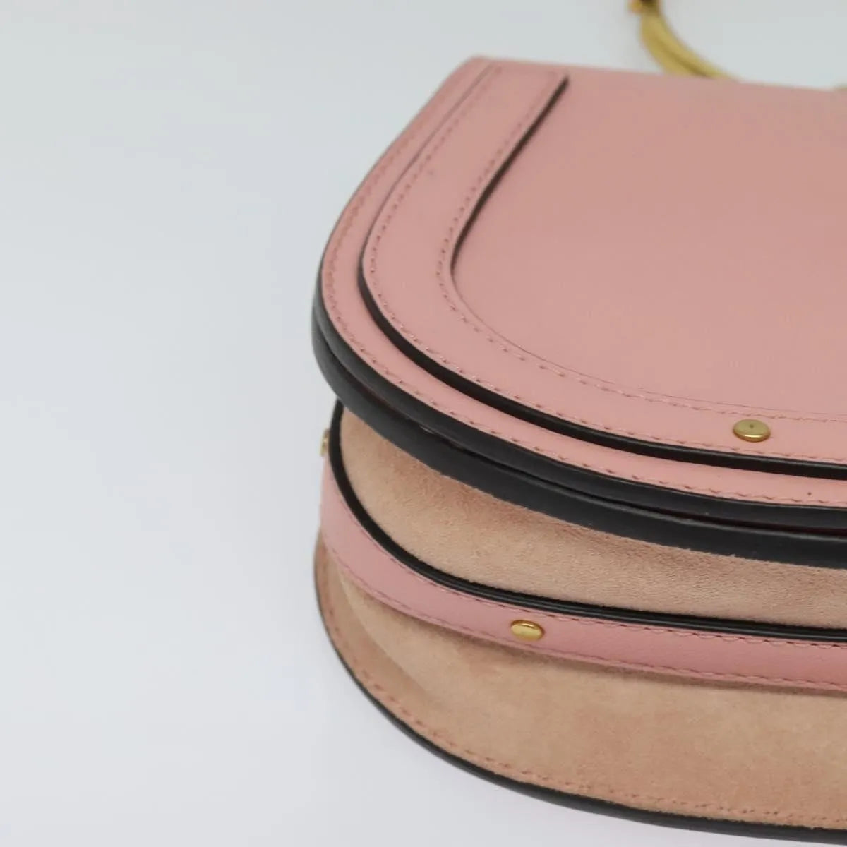 Chloe Nile Leather Pink Leather Handbag (Pre-Owned)