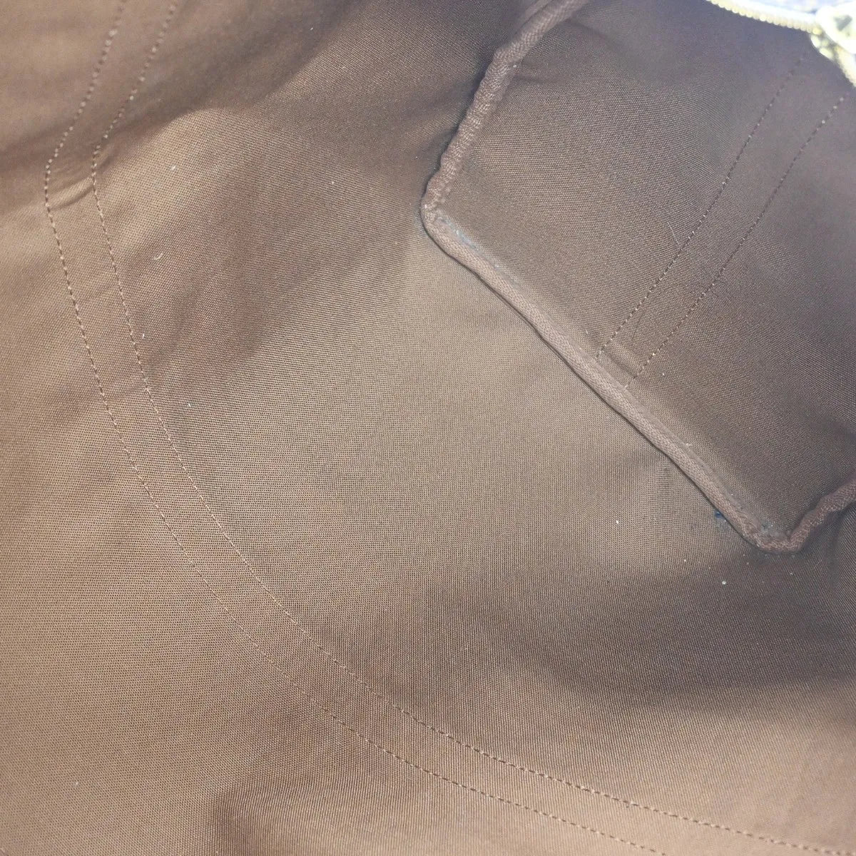 Louis Vuitton Keepall Bandouliere Bag Monogram Canvas Brown Canvas Travel Bag Bag (Pre-Owned)