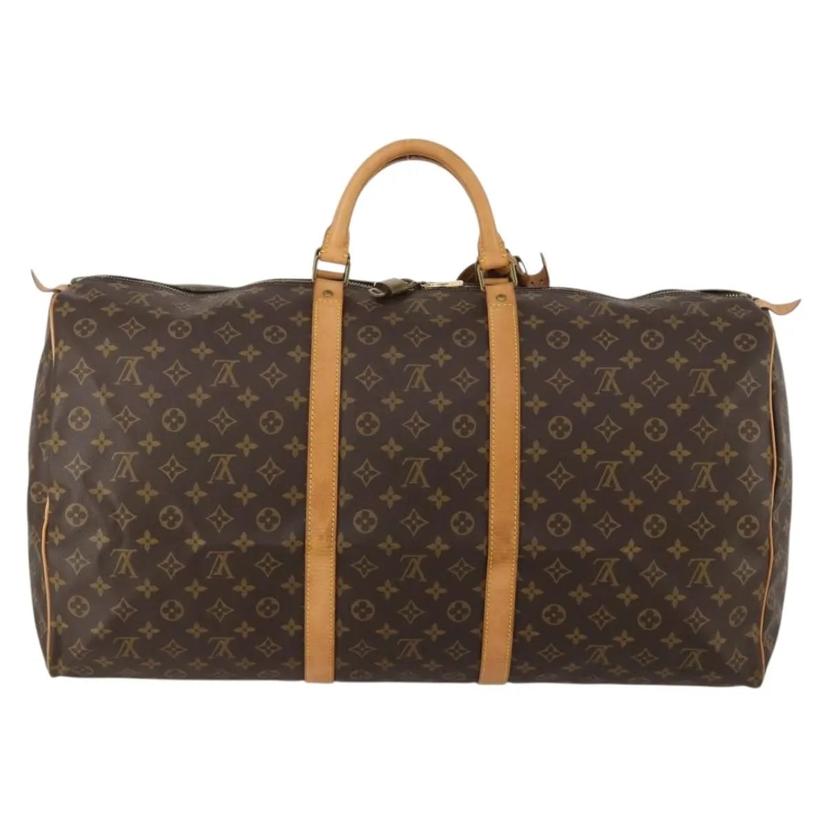Louis Vuitton Keepall Monogram Canvas Brown Canvas Travel Bag Bag (Pre-Owned)