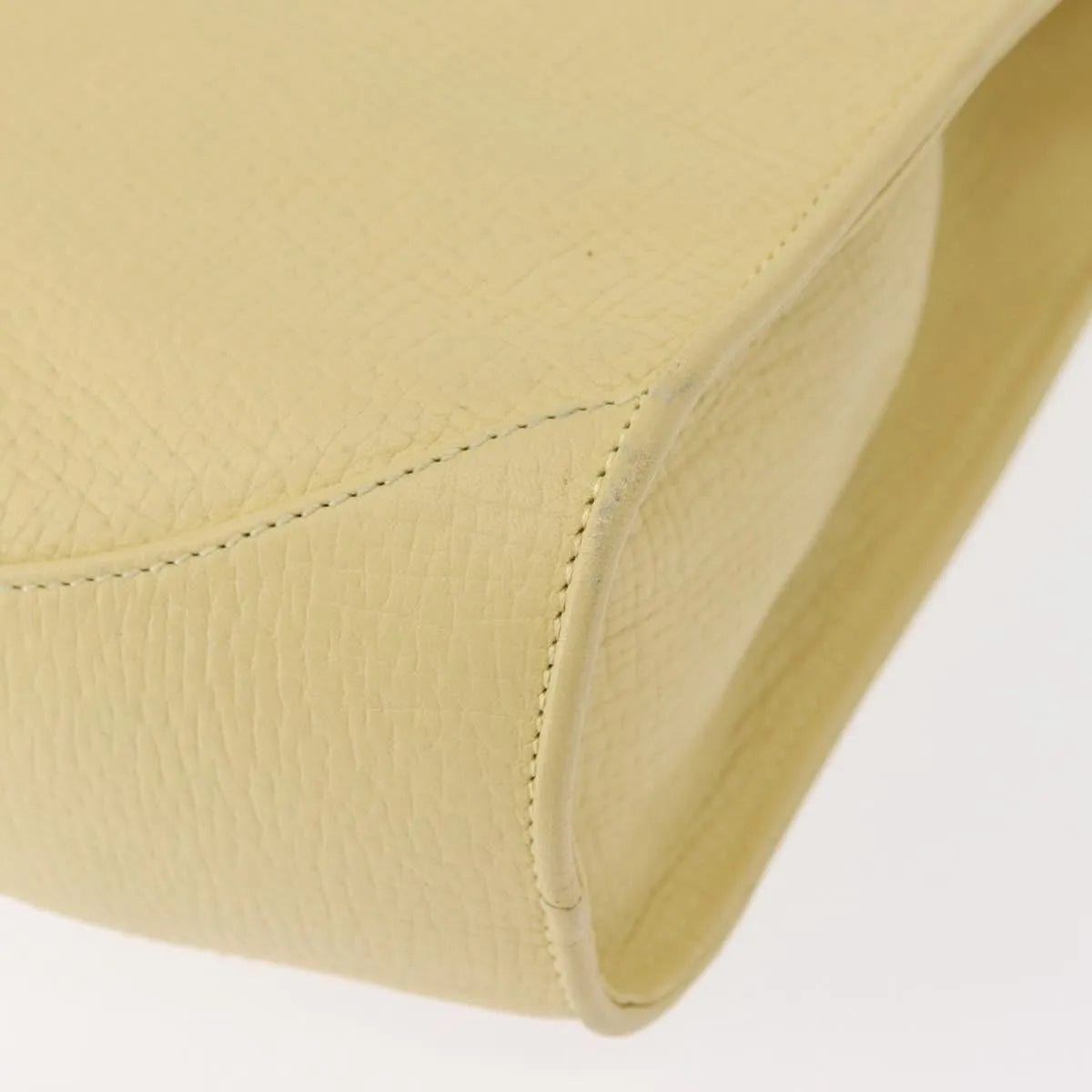 Loewe Vintage Leather Yellow Leather Shoulder Bag Bag (Pre-Owned)