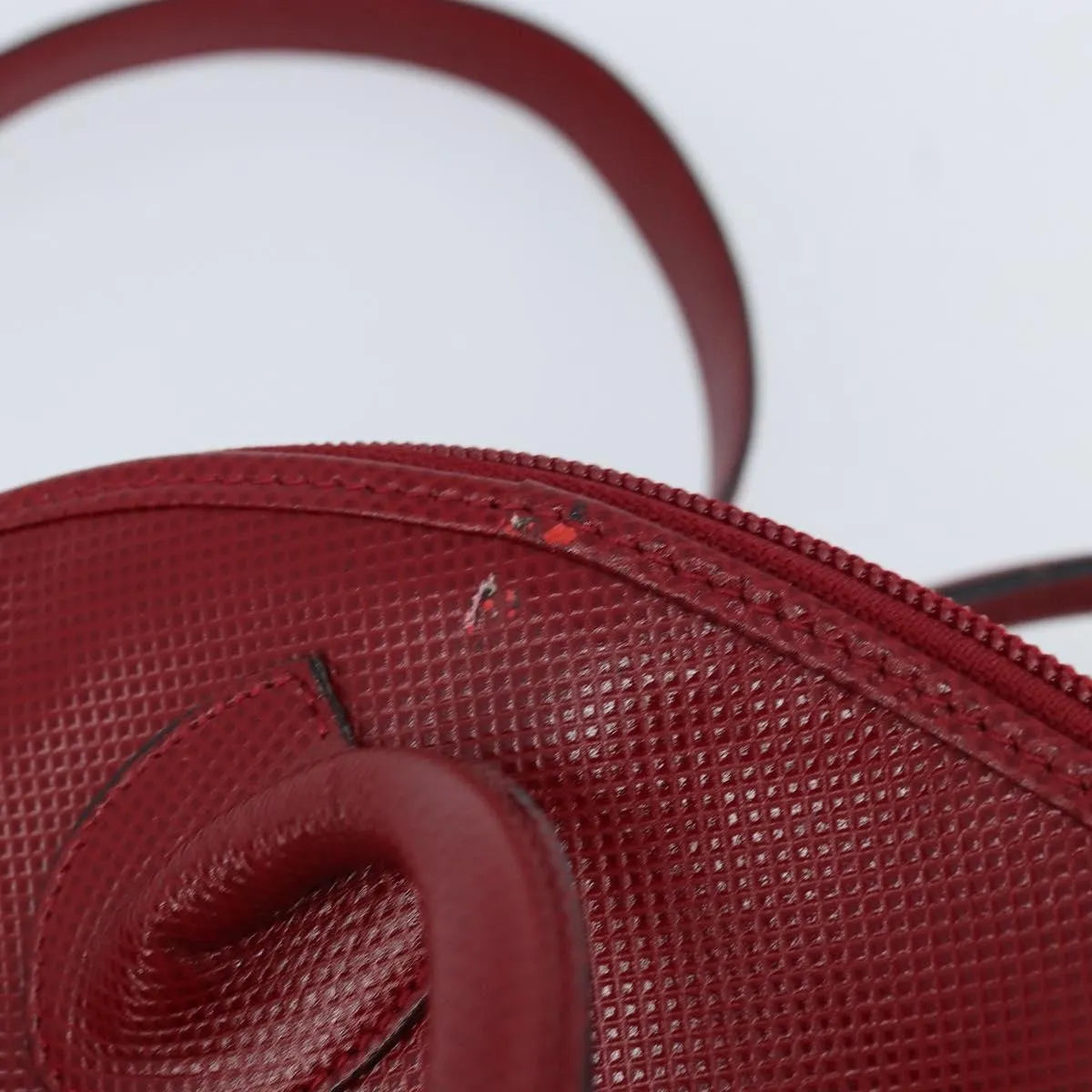 Bottega Veneta Vintage Leather Red Leather Handbag (Pre-Owned)