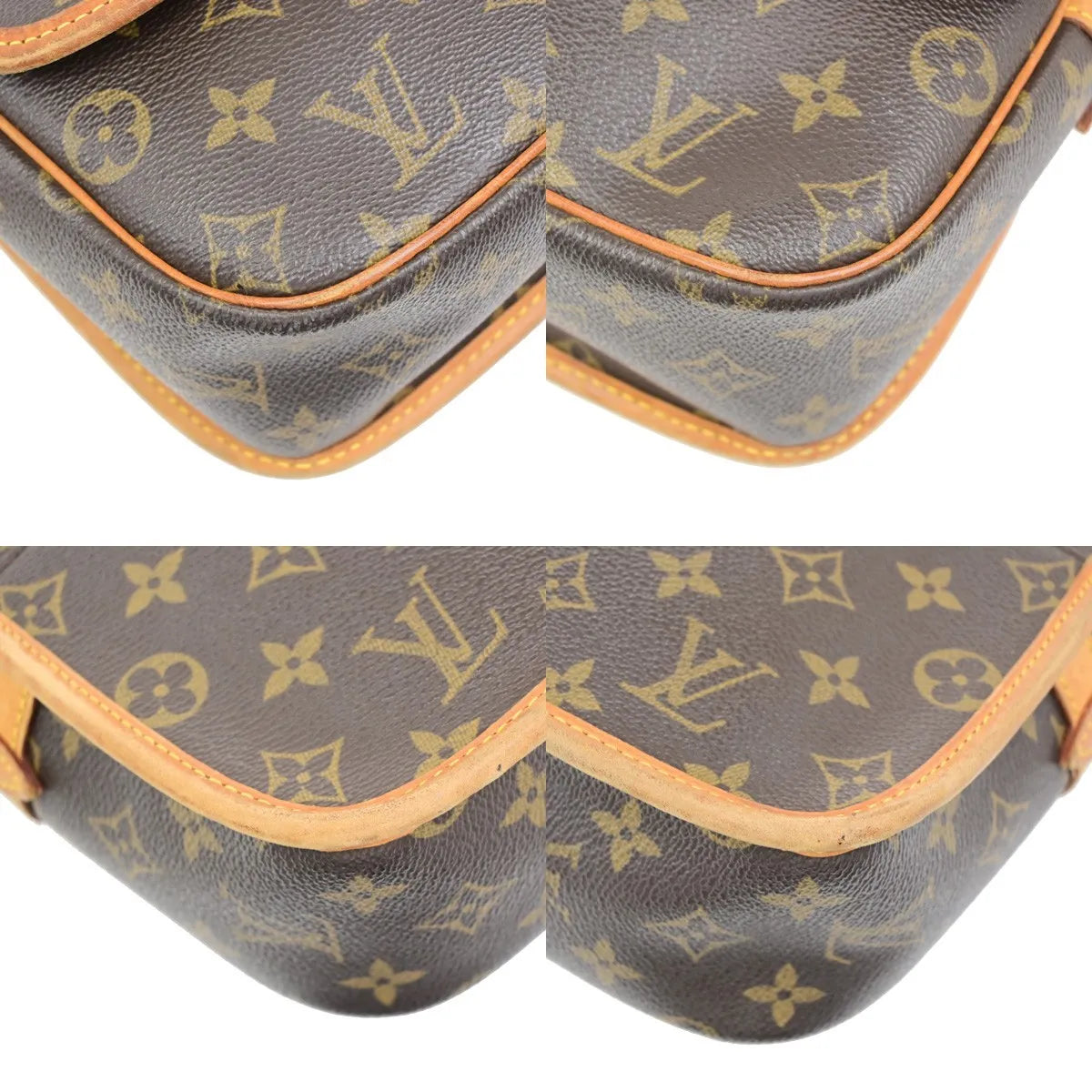 Louis Vuitton Sologne Monogram Canvas Brown Canvas Shoulder Bag Bag (Pre-Owned)