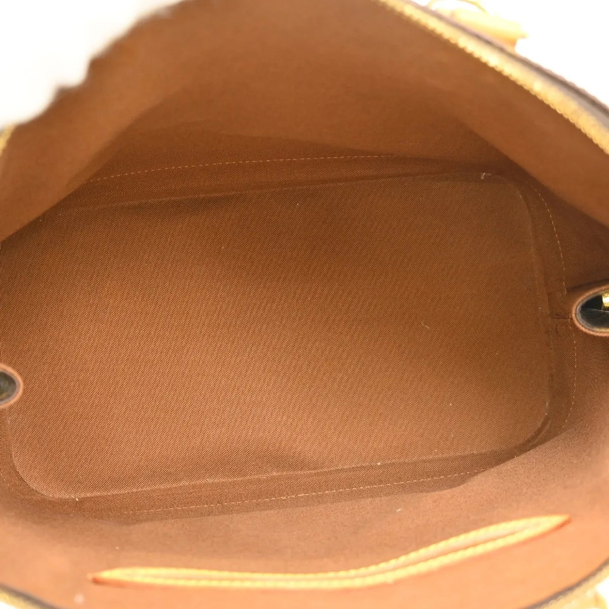 Louis Vuitton Alma Monogram Brown Canvas Handbag (Pre-Owned)