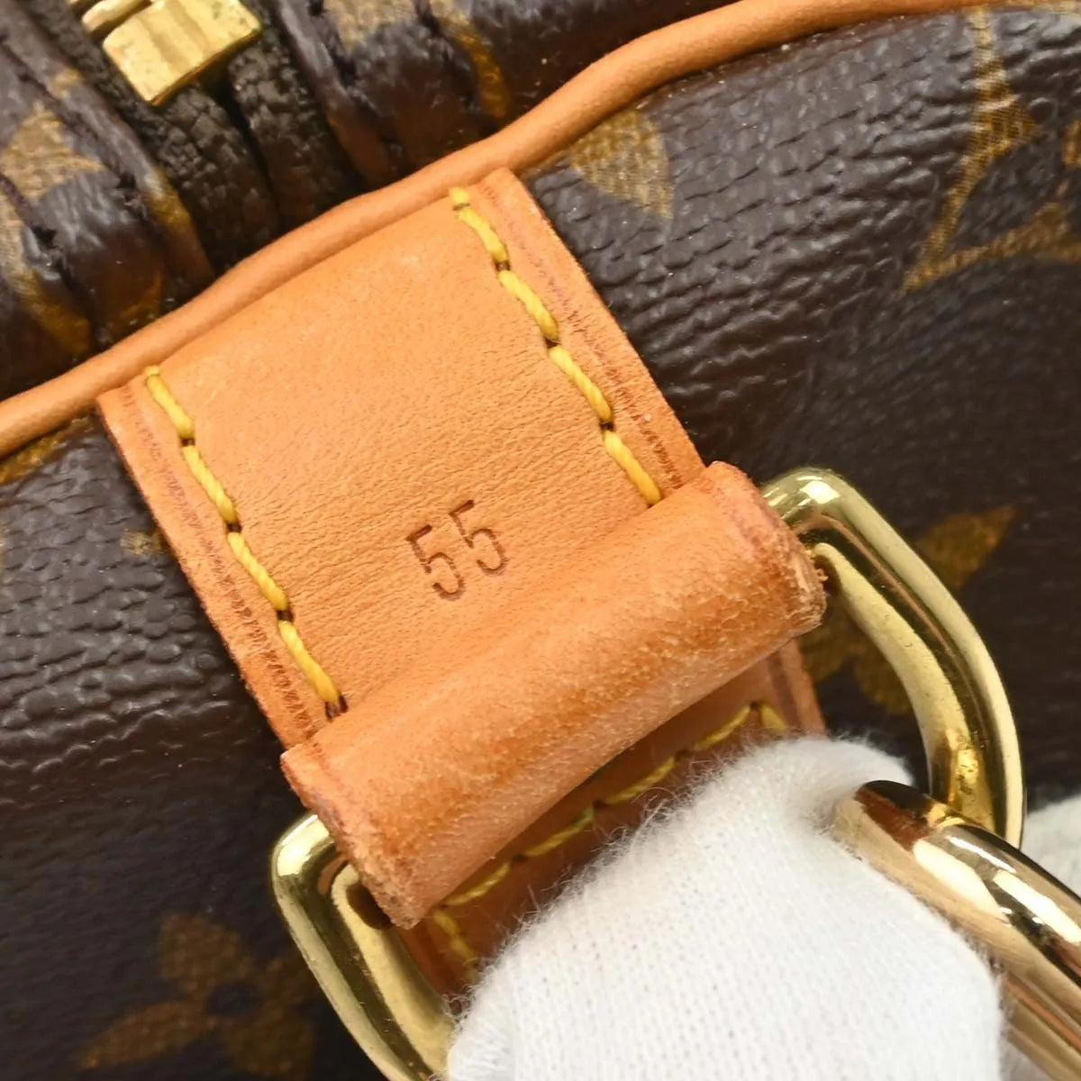 Louis Vuitton Keepall Bandouliere Bag Monogram Canvas Brown Canvas Travel Bag Bag (Pre-Owned)