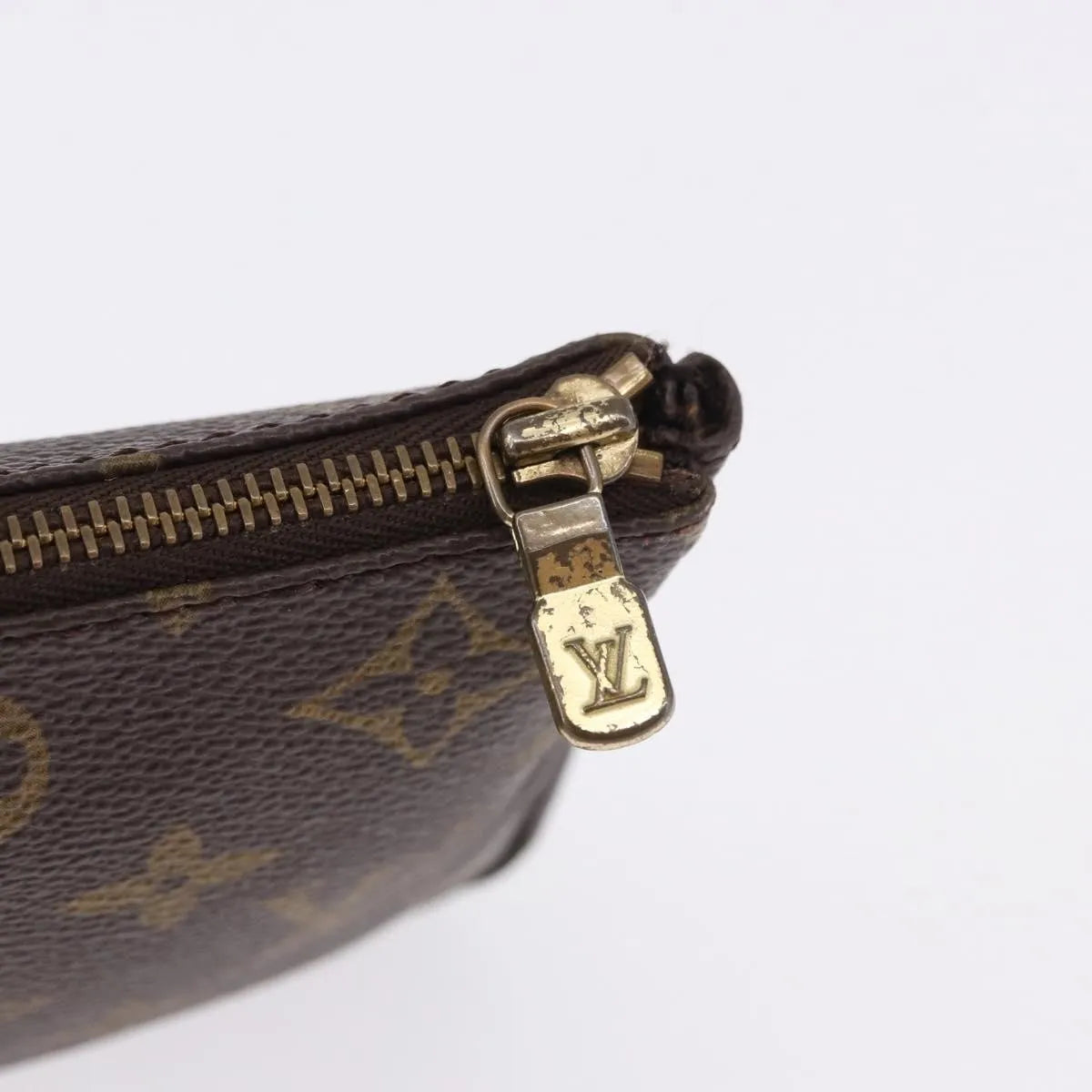 Louis Vuitton Pochette Accessoires Nm Monogram Canvas Brown Canvas Clutche & Pouche Bag (Pre-Owned)