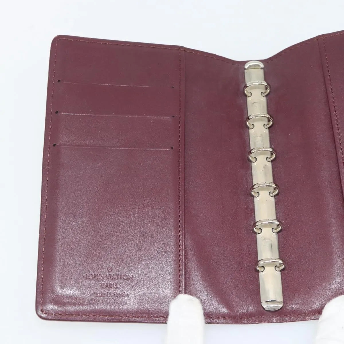 Louis Vuitton Agenda Cover Monogram Canvas Purple Canvas Clutche & Pouche Bag (Pre-Owned)