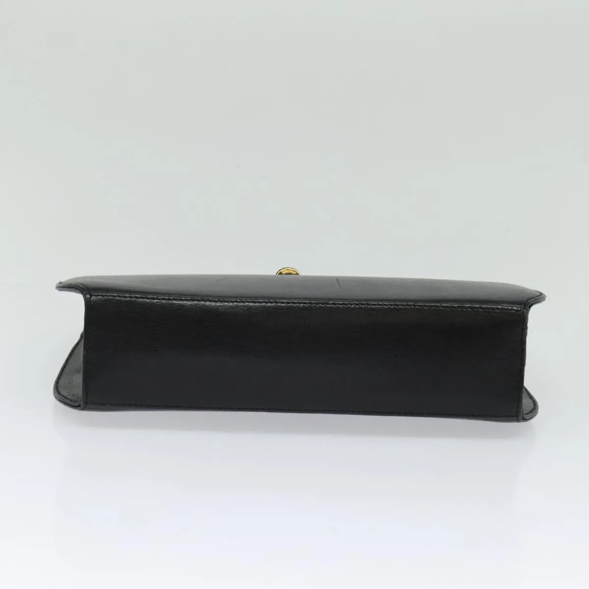 Salvatore Ferragamo Shoulder Leather Black Leather Shoulder Bag Bag (Pre-Owned)