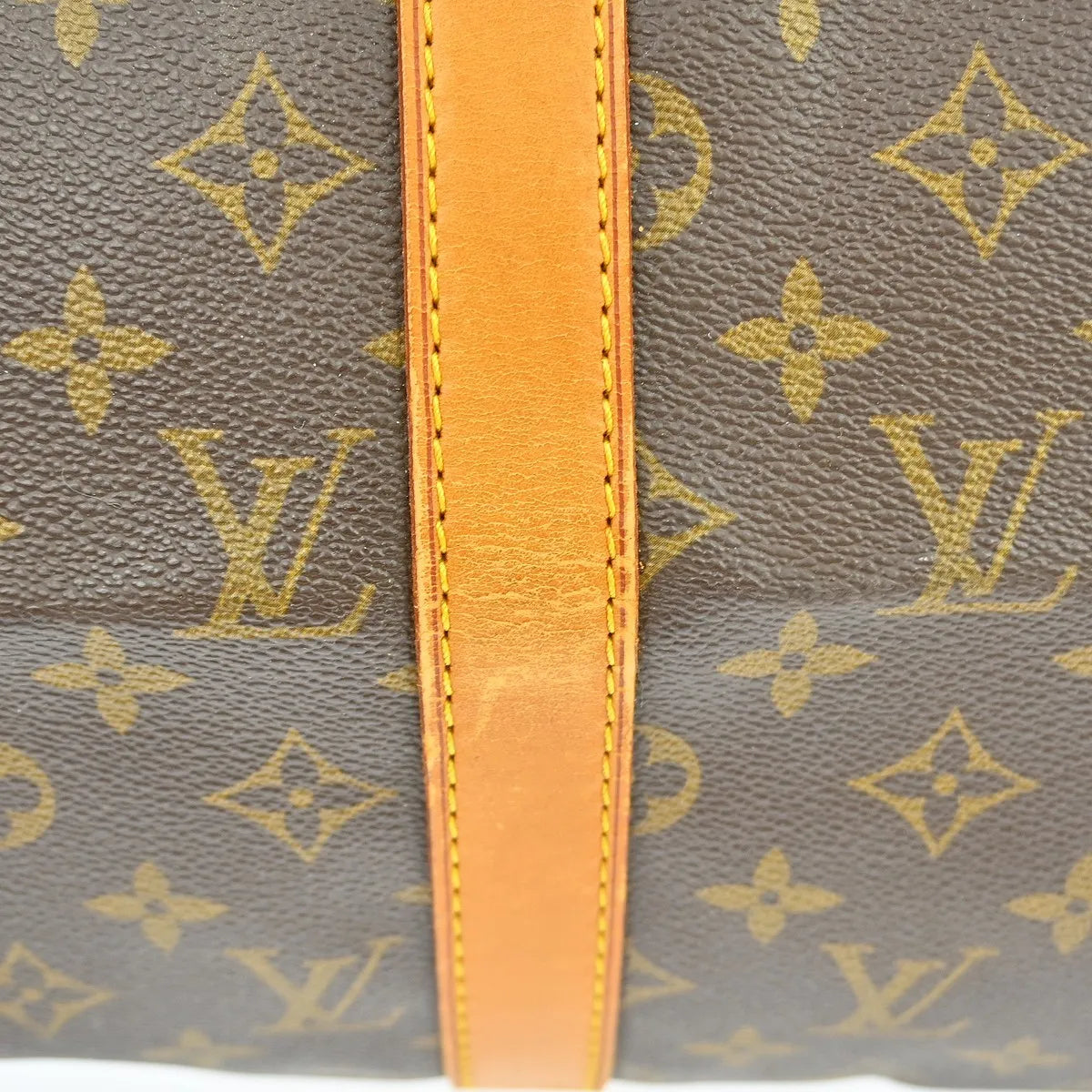 Louis Vuitton Keepall Bag Monogram Canvas Brown Canvas Travel Bag Bag (Pre-Owned)