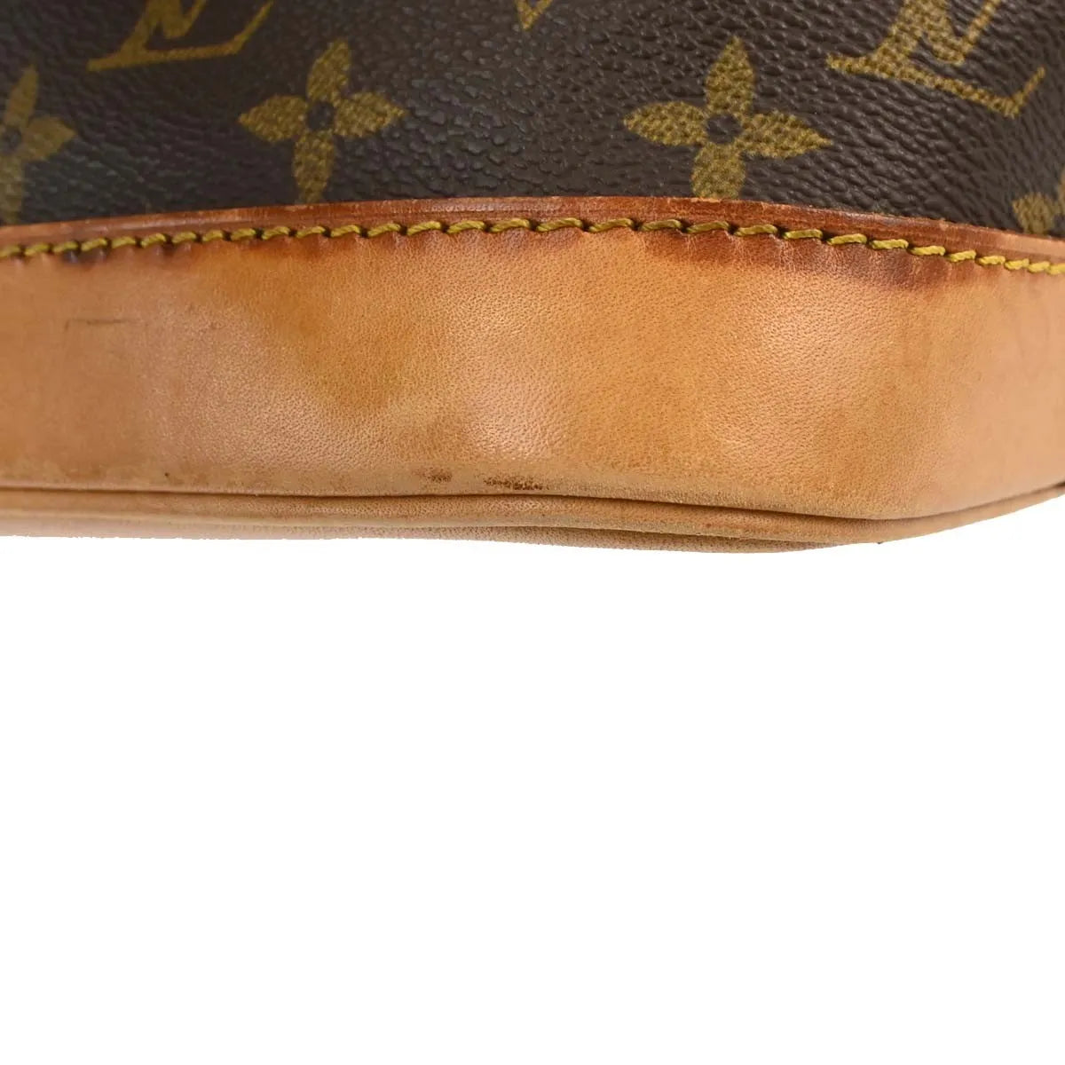 Louis Vuitton Alma Monogram Canvas Brown Canvas Handbag (Pre-Owned)