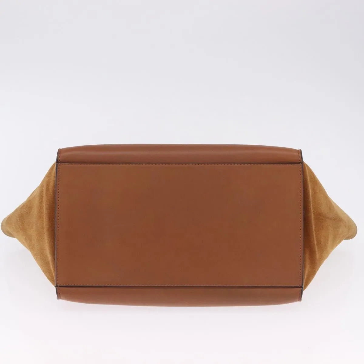 Celine Trapeze Leather Brown Leather Handbag (Pre-Owned)