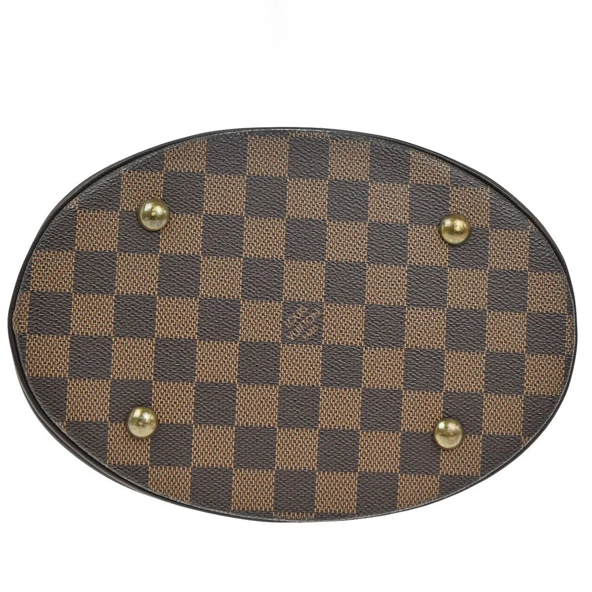 Louis Vuitton Marais Bucket Damier Brown Leather Shoulder Bag Bag (Pre-Owned)