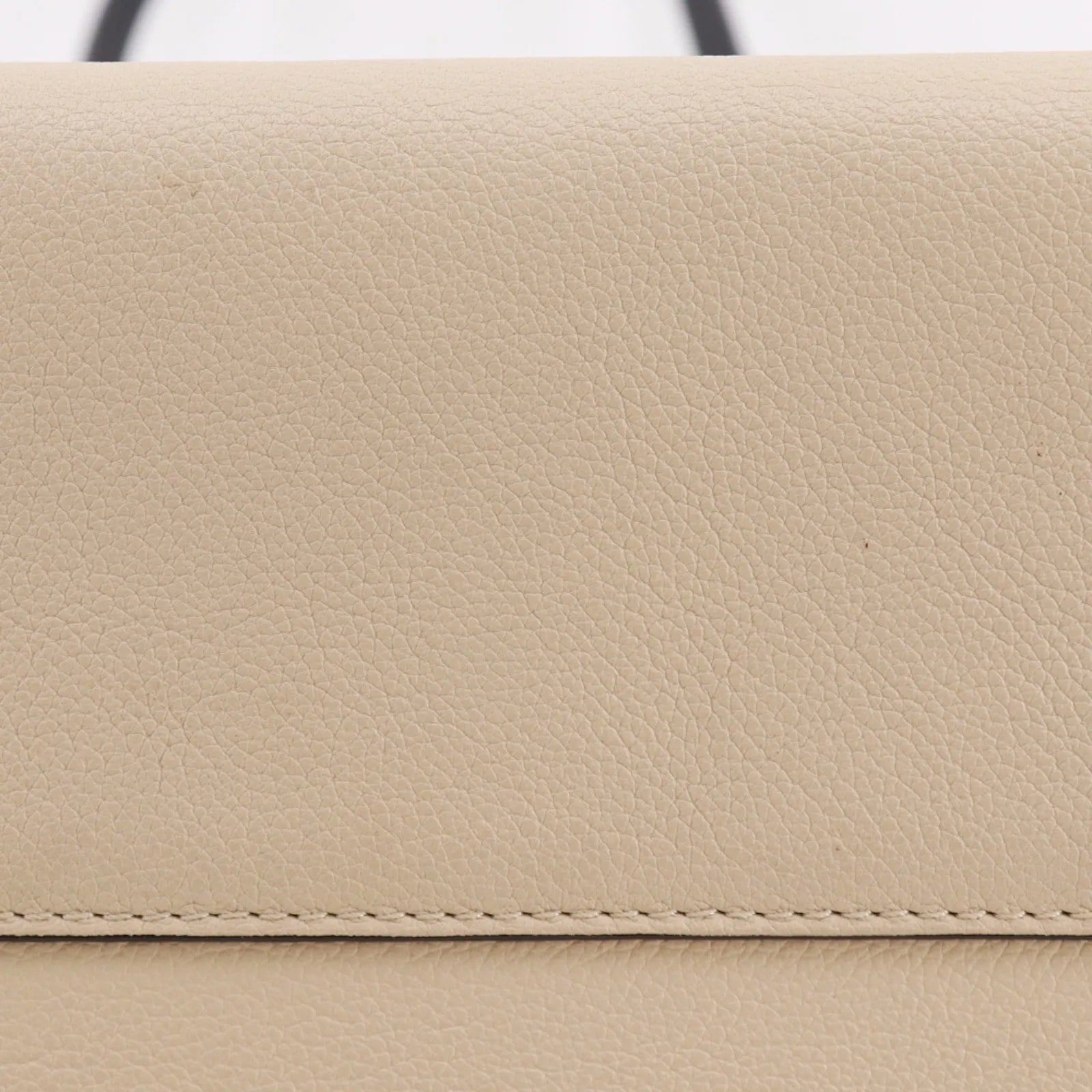 Louis Vuitton Lockme Cabas Leather Beige Leather Tote Bag Bag (Pre-Owned)