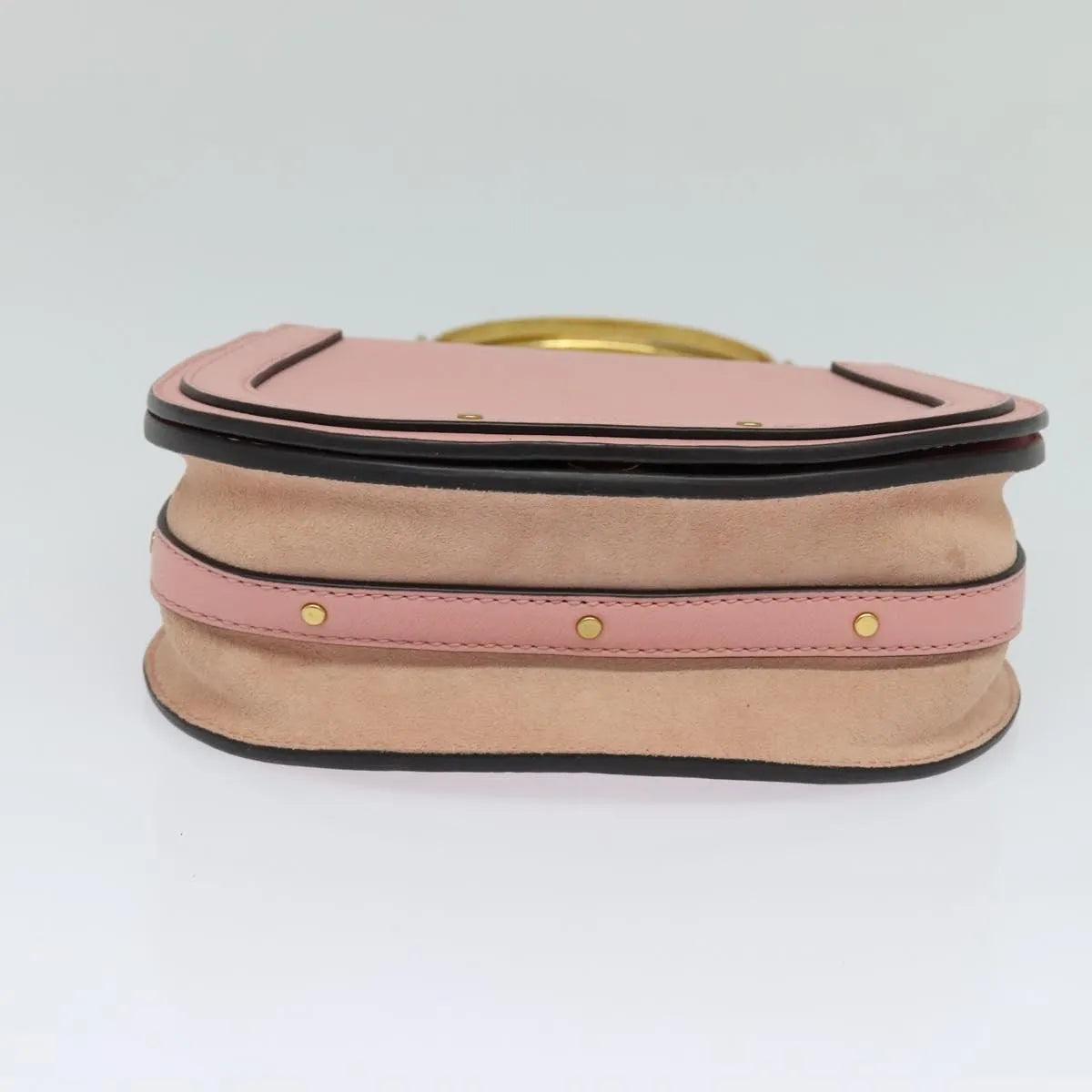 Chloe Nile Leather Pink Leather Handbag (Pre-Owned)