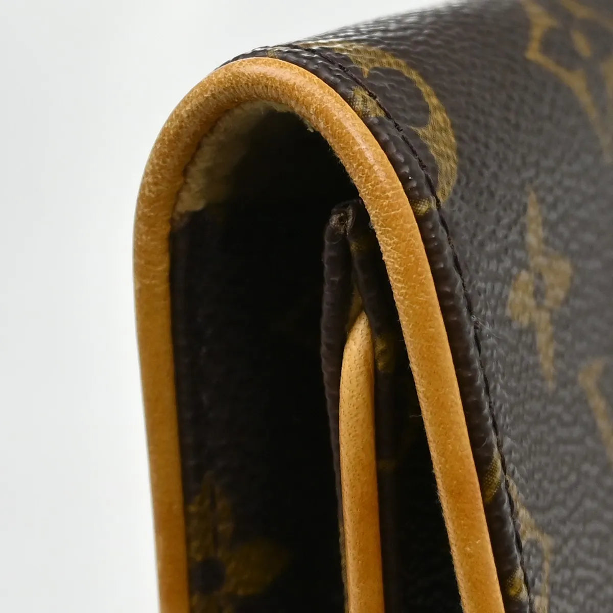 Louis Vuitton Twin Monogram Canvas Brown Canvas Clutche & Pouche Bag (Pre-Owned)