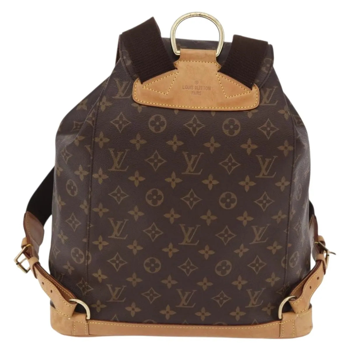 Louis Vuitton Montsouris Monogram Brown Canvas Backpack Bag (Pre-Owned)