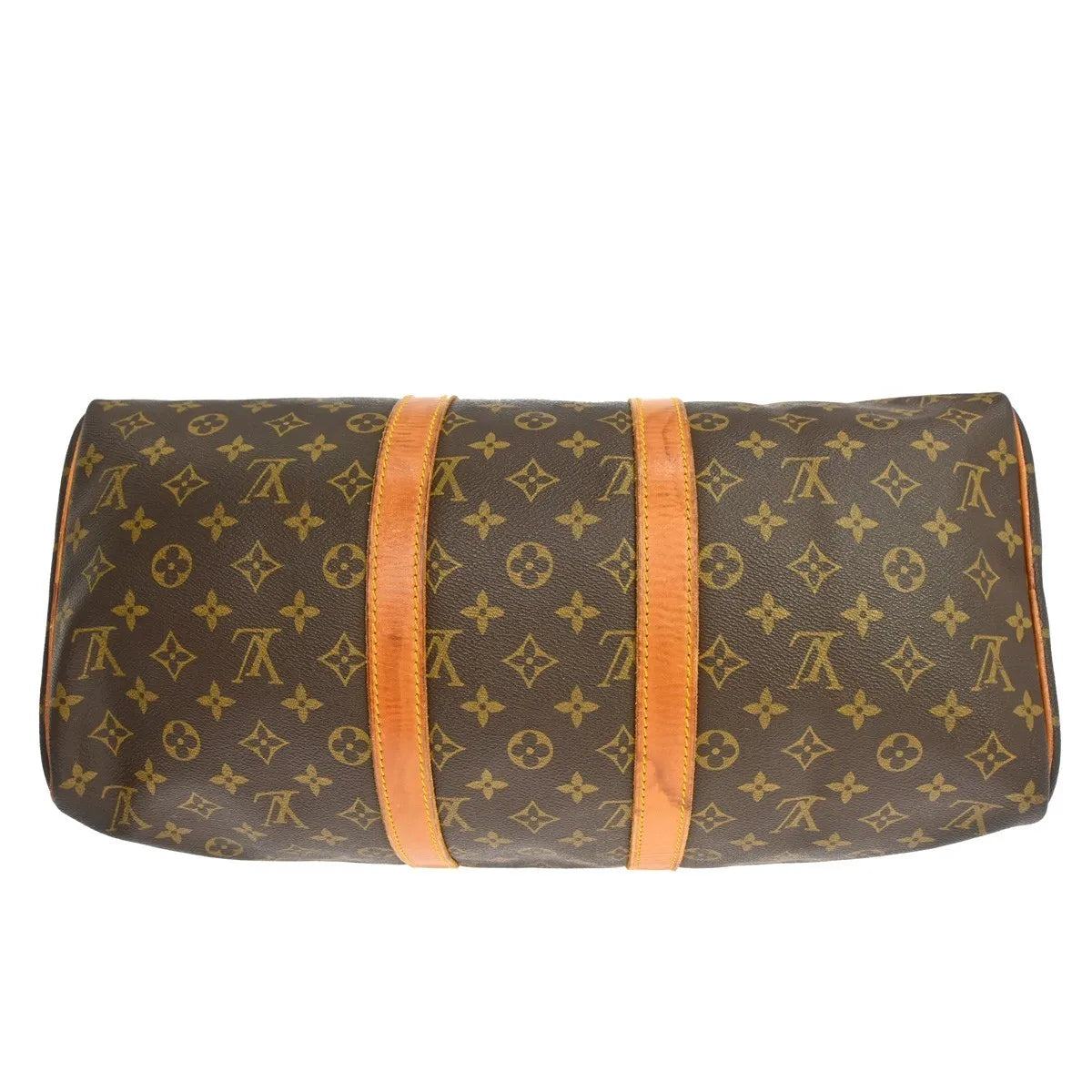 Louis Vuitton Keepall Monogram Canvas Brown Canvas Travel Bag Bag (Pre-Owned)