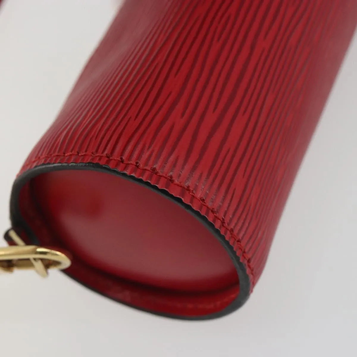 Louis Vuitton Soufflot Pochette Epi Leather Red Leather Clutche & Pouche Bag (Pre-Owned)
