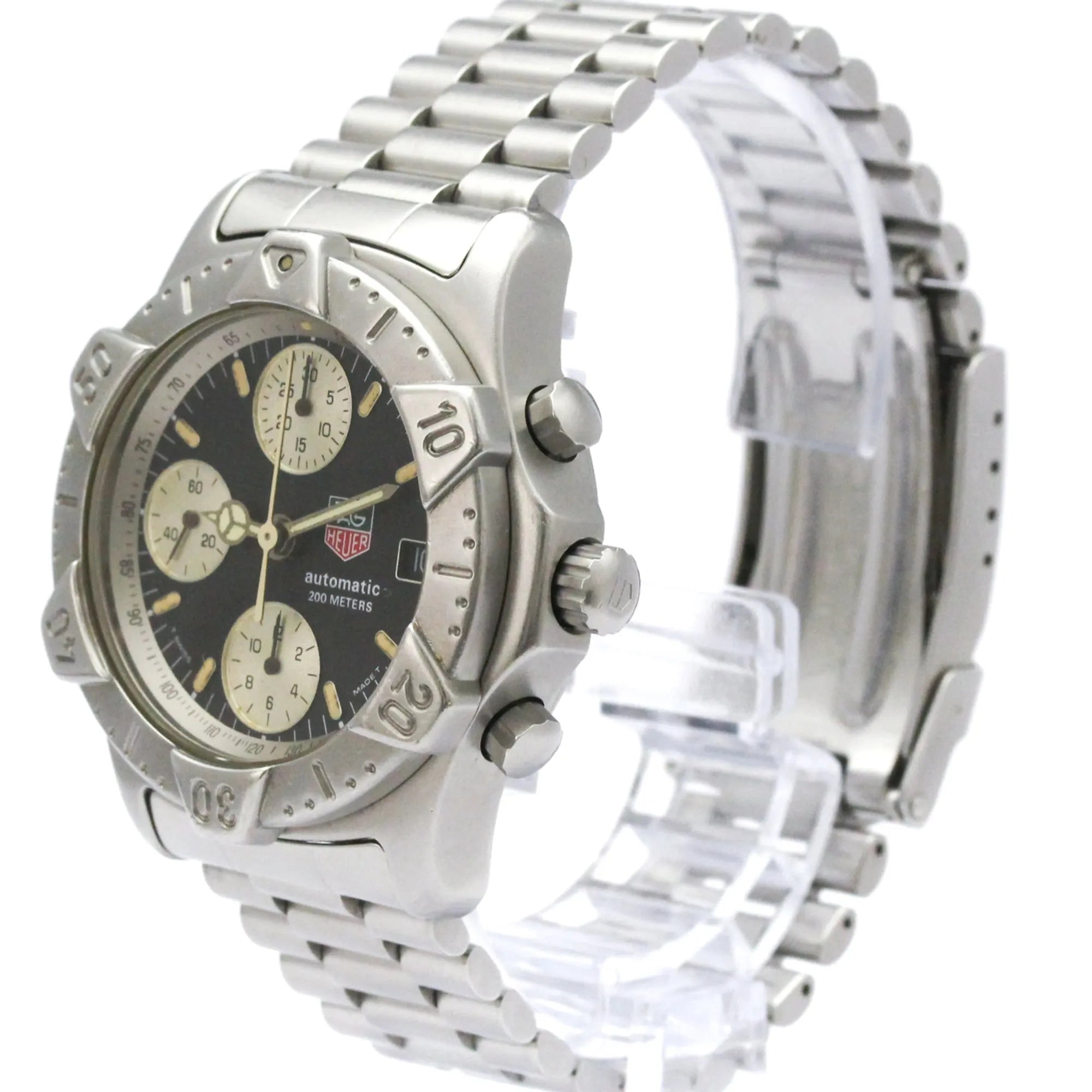 Tag Heuer 2000 Professional 200M Automatic Stainless Steel And Yellow Gold Watch (Pre-Owned)