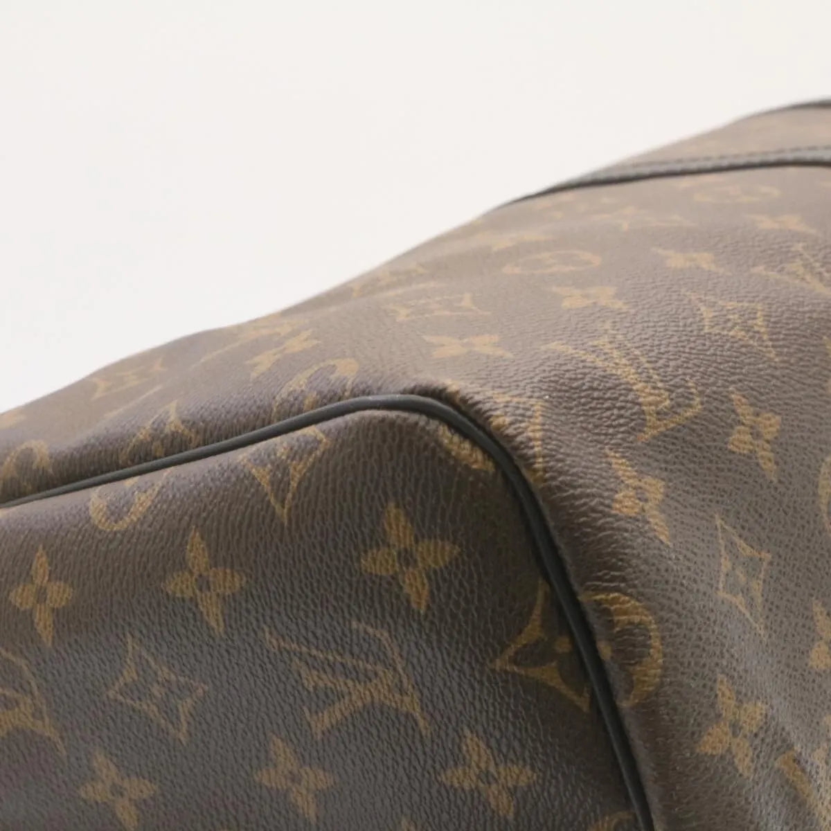 Louis Vuitton Keepall Bandouliere Monogram Canvas Brown Canvas Handbag (Pre-Owned)