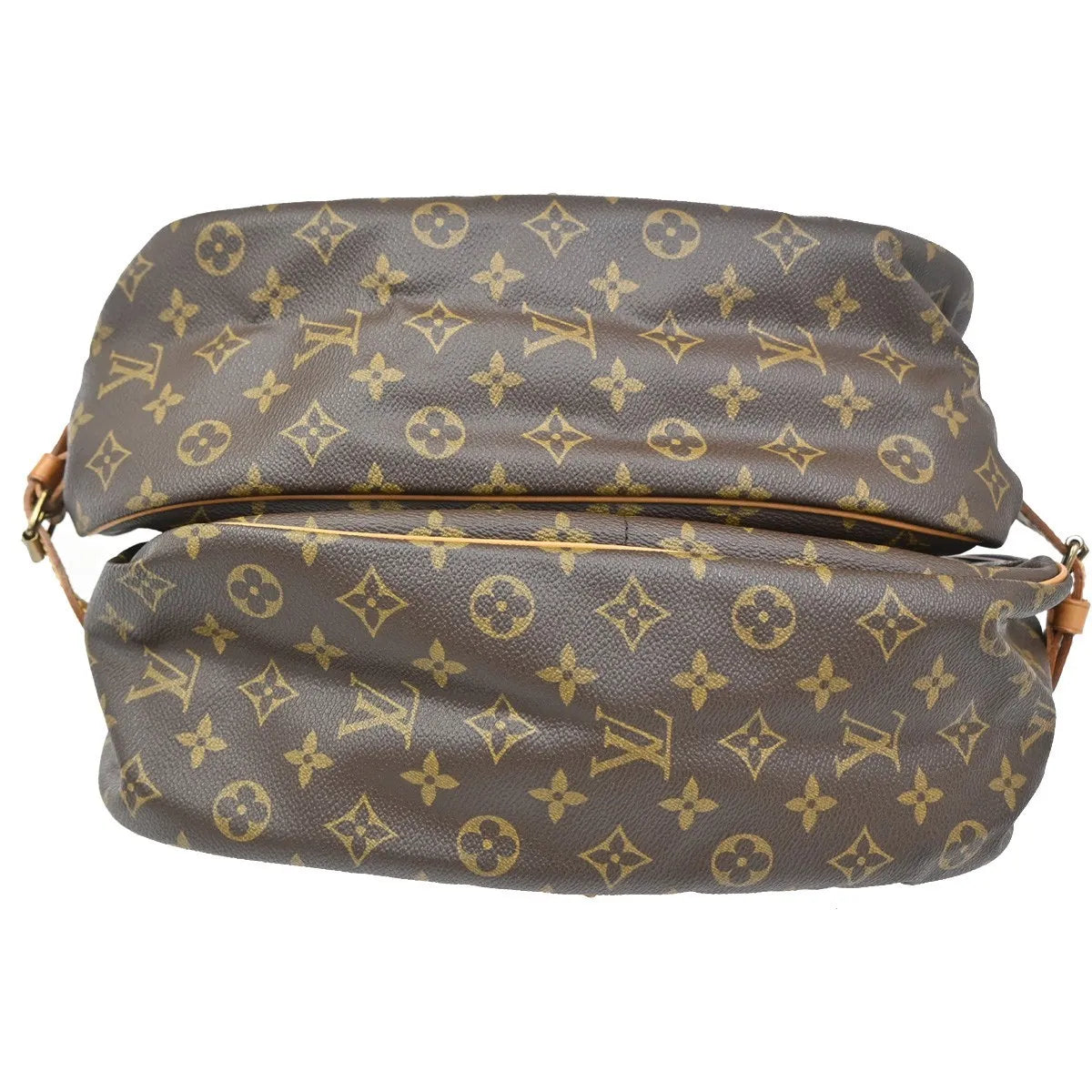 Louis Vuitton Saumur Monogram Canvas Brown Canvas Shoulder Bag Bag (Pre-Owned)