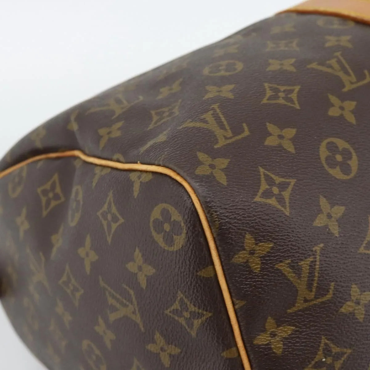 Louis Vuitton Keepall Monogram Brown Canvas Travel Bag Bag (Pre-Owned)