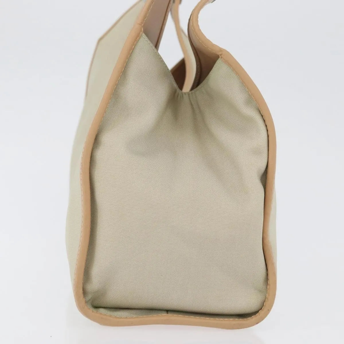 Gucci Jackie Tote Gg Canvas Beige Canvas Handbag (Pre-Owned)