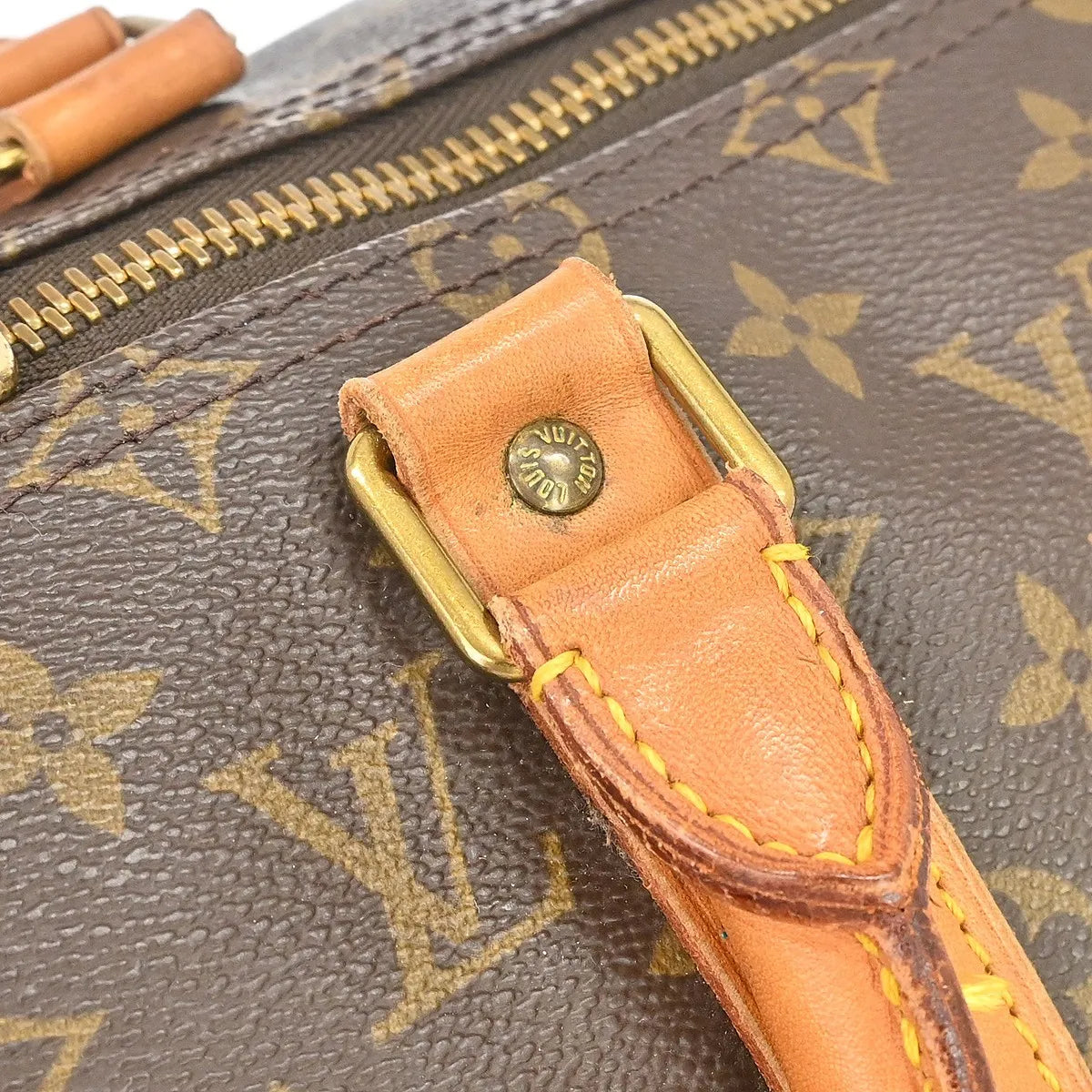 Louis Vuitton Keepall Monogram Canvas Brown Canvas Travel Bag Bag (Pre-Owned)