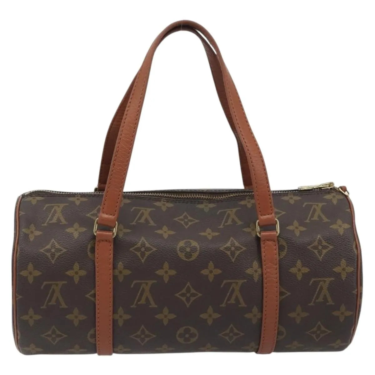 Louis Vuitton Papillon Monogram Brown Canvas Handbag (Pre-Owned)