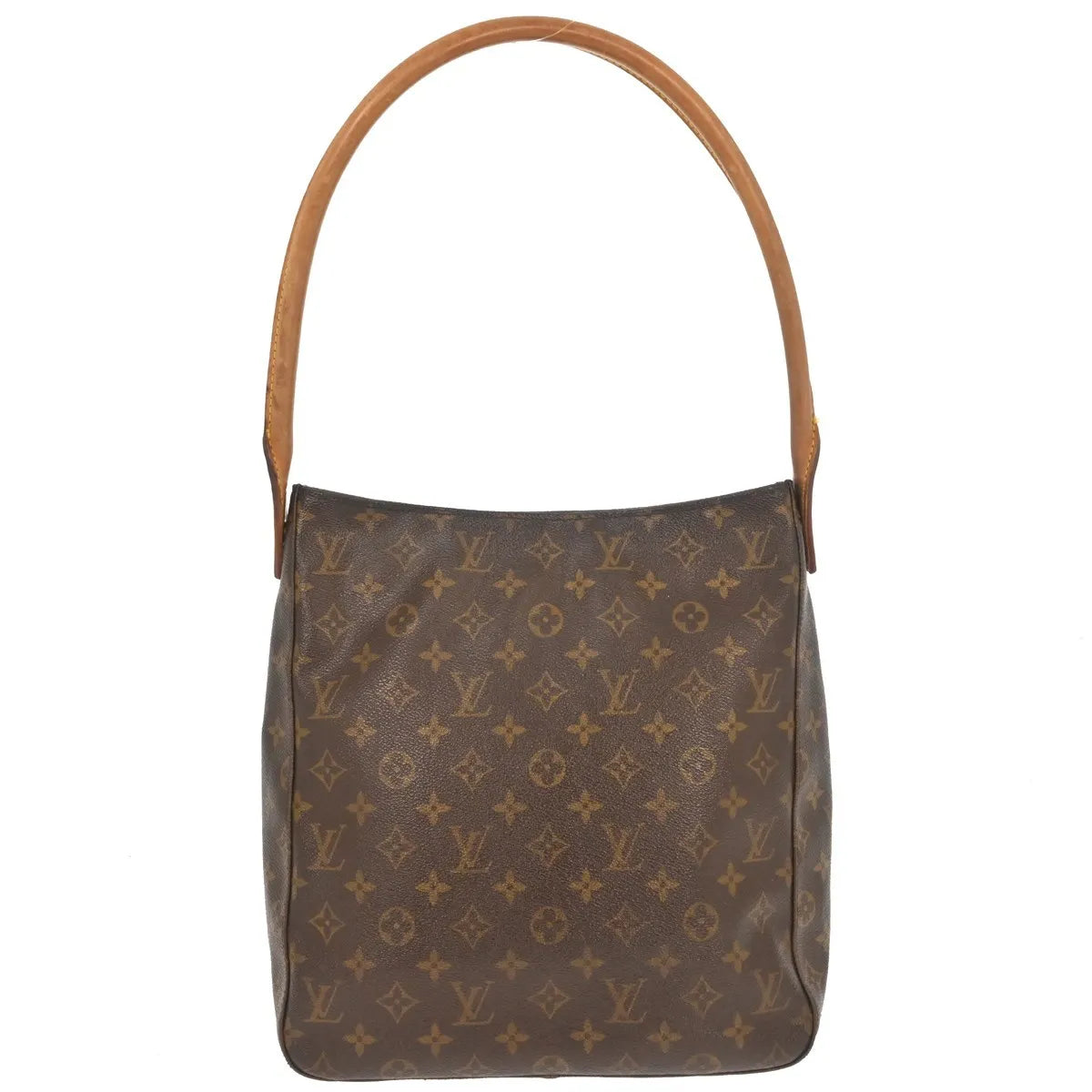 Louis Vuitton Monogram Looping Handbag Monogram Canvas Brown Canvas Shoulder Bag Bag (Pre-Owned)