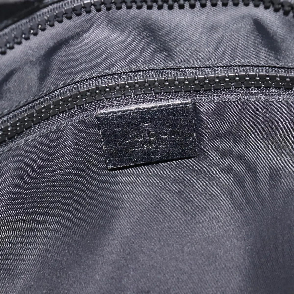 Gucci Vintage Flat Messenger Gg Canvas And Leather Black Canvas Shoulder Bag Bag (Pre-Owned)