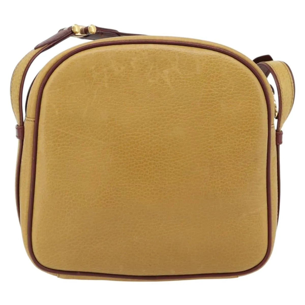 Cartier Tasseled Must De Cartier Leather Yellow Leather Shoulder Bag Bag (Pre-Owned)