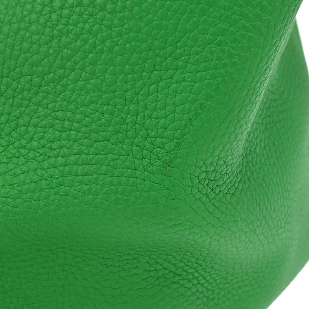 Hermes Picotin Lock Clemence Green Leather Handbag (Pre-Owned)