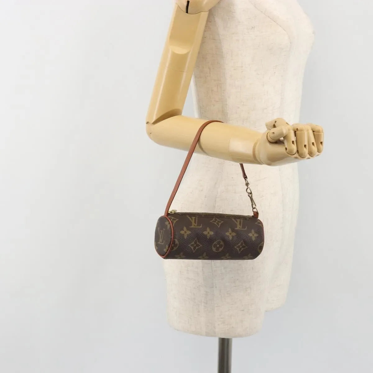 Louis Vuitton Pochette Papillon Monogram Brown Canvas Clutche & Pouche Bag (Pre-Owned)