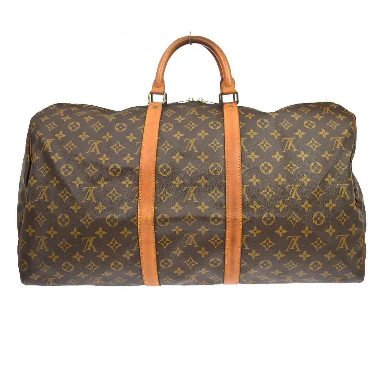 Louis Vuitton Keepall Monogram Canvas Brown Canvas Travel Bag Bag (Pre-Owned)