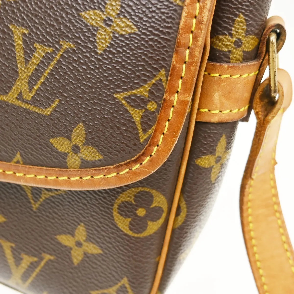 Louis Vuitton Sologne Monogram Canvas Brown Canvas Shoulder Bag Bag (Pre-Owned)