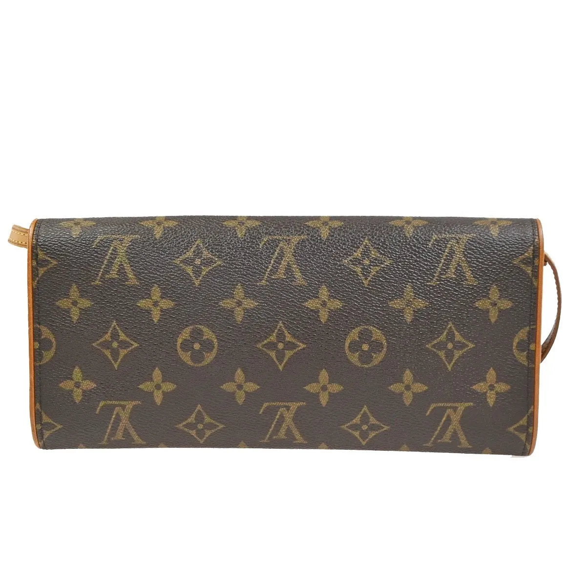 Louis Vuitton Twin Monogram Canvas Brown Canvas Clutche & Pouche Bag (Pre-Owned)