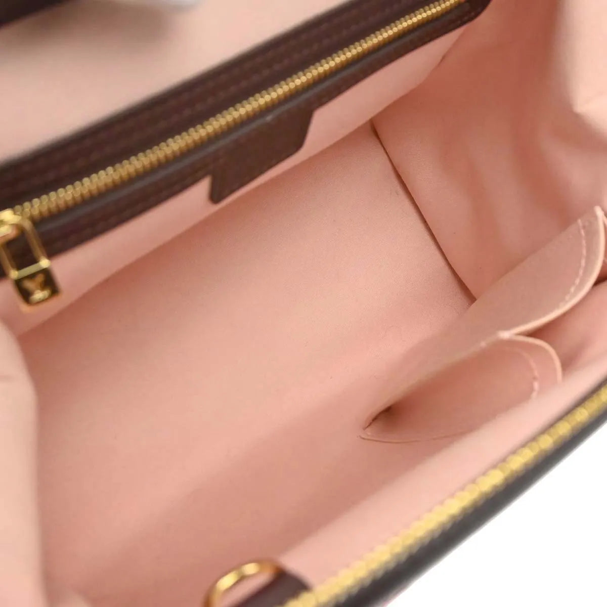 Louis Vuitton Joséphine Mini Lin Burgundy Canvas Handbag (Pre-Owned)