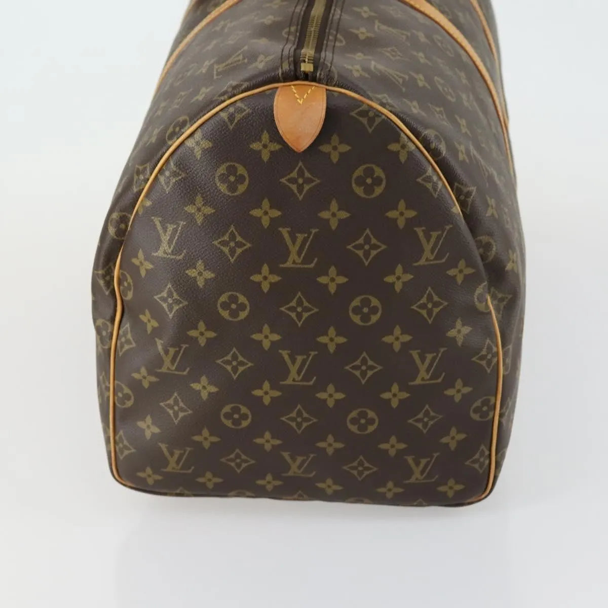 Louis Vuitton Keepall Bag Monogram Canvas Brown Canvas Travel Bag Bag (Pre-Owned)