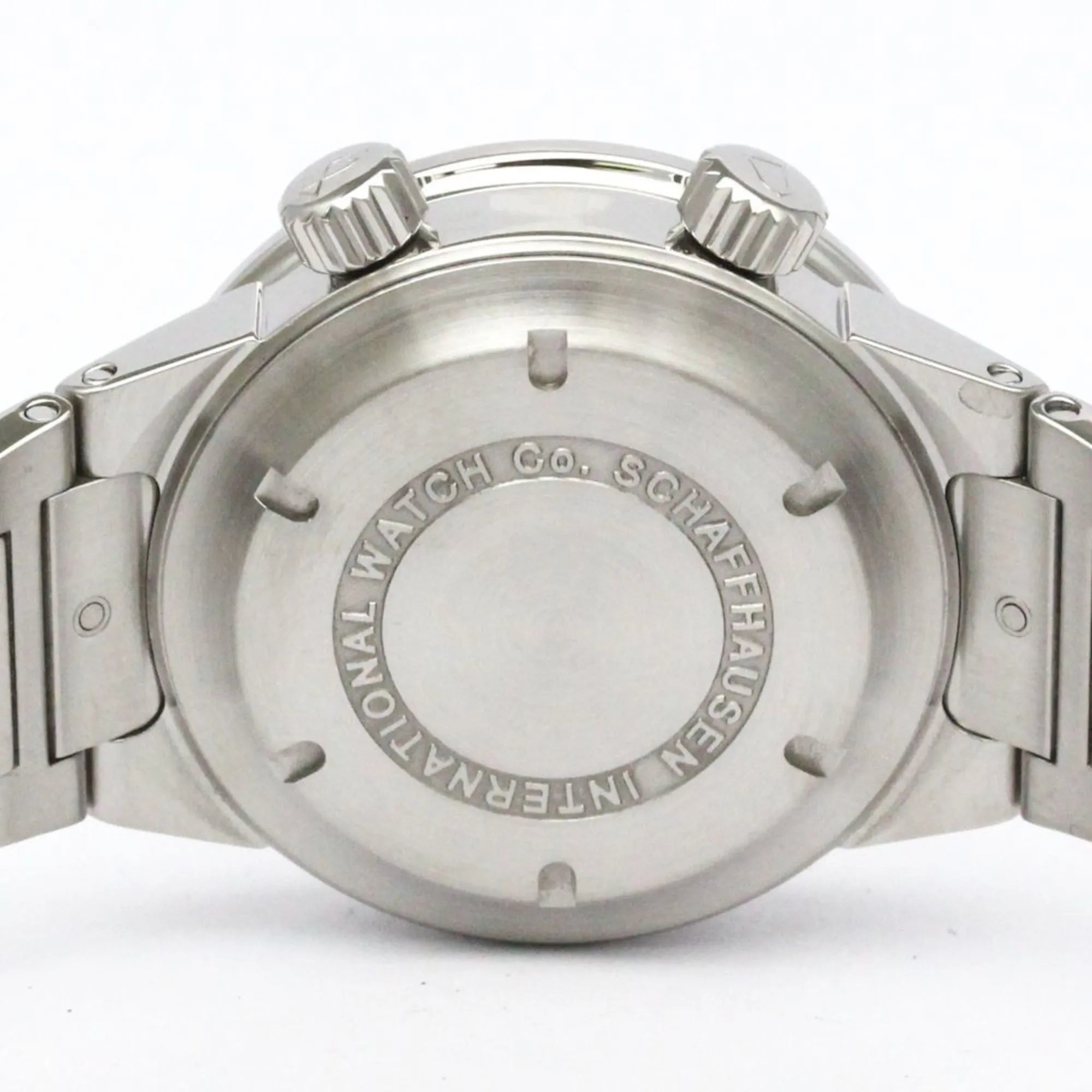 Iwc Schaffhausen Gst Automatic Alarm Stainless Steel Watch (Pre-Owned)